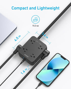 Anker USB-C 20W port close-up for fast device charging benefit