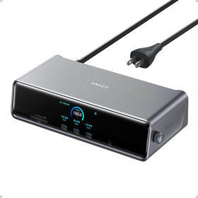 Anker Prime Dock DL7400 front view with multiple ports for expanded connectivity.