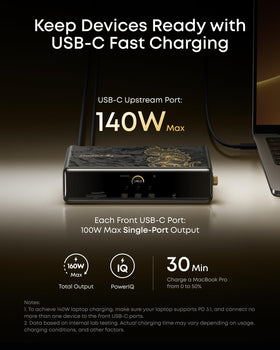 Anker Prime DL7400 cooling system with ActiveShield keeps devices cool.