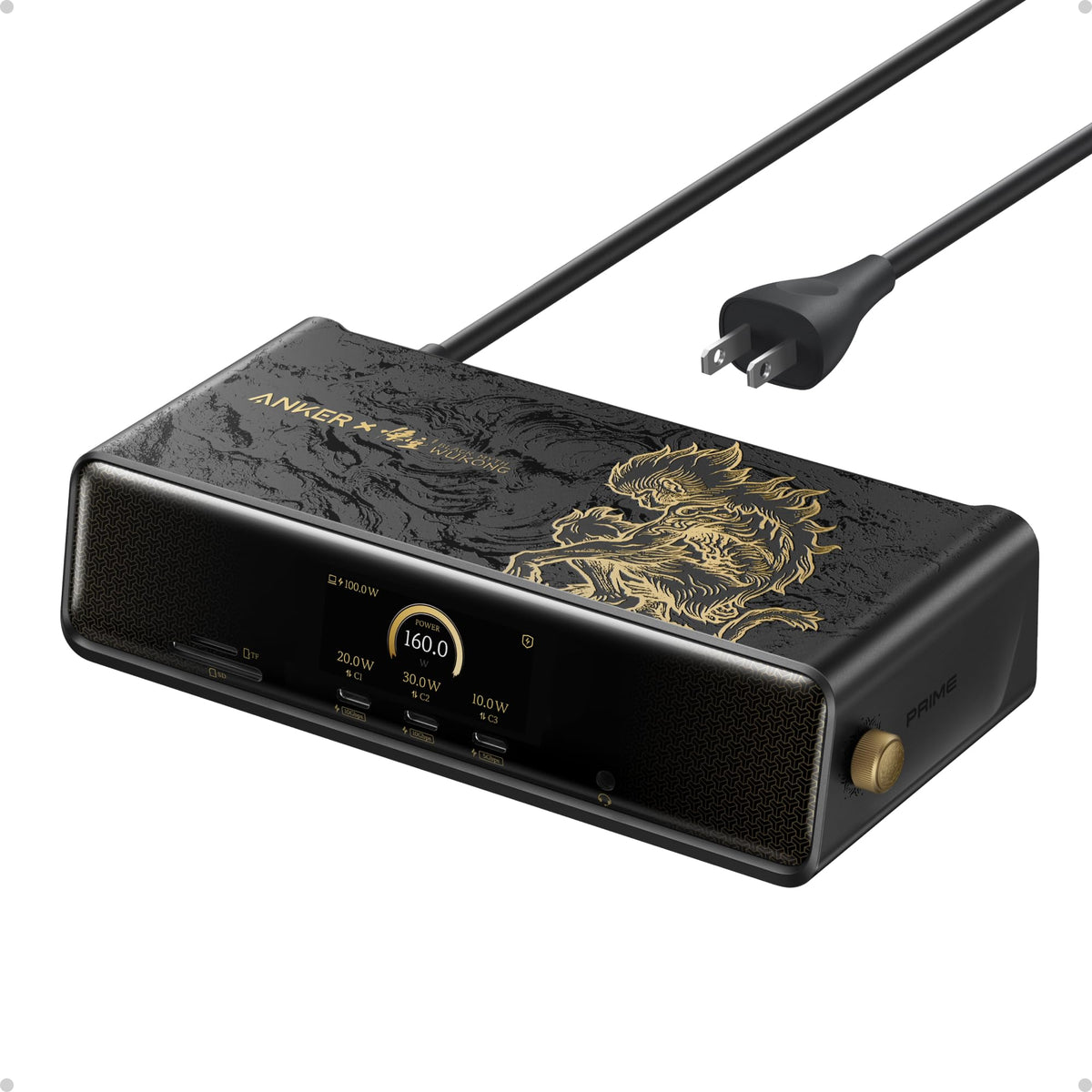 Anker Prime DL7400 front view for a powerful desktop hub with versatile connections.
