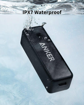 Anker Soundcore 2 close-up of drivers highlighting sound components and bass clarity