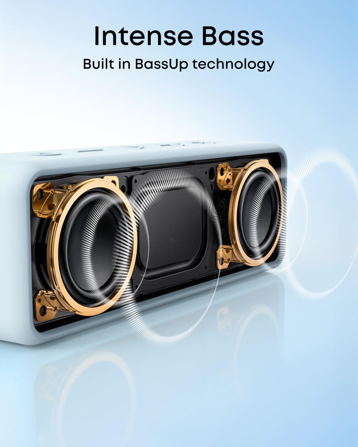 Anker Soundcore 2 control buttons and ports showing easy operation and connectivity
