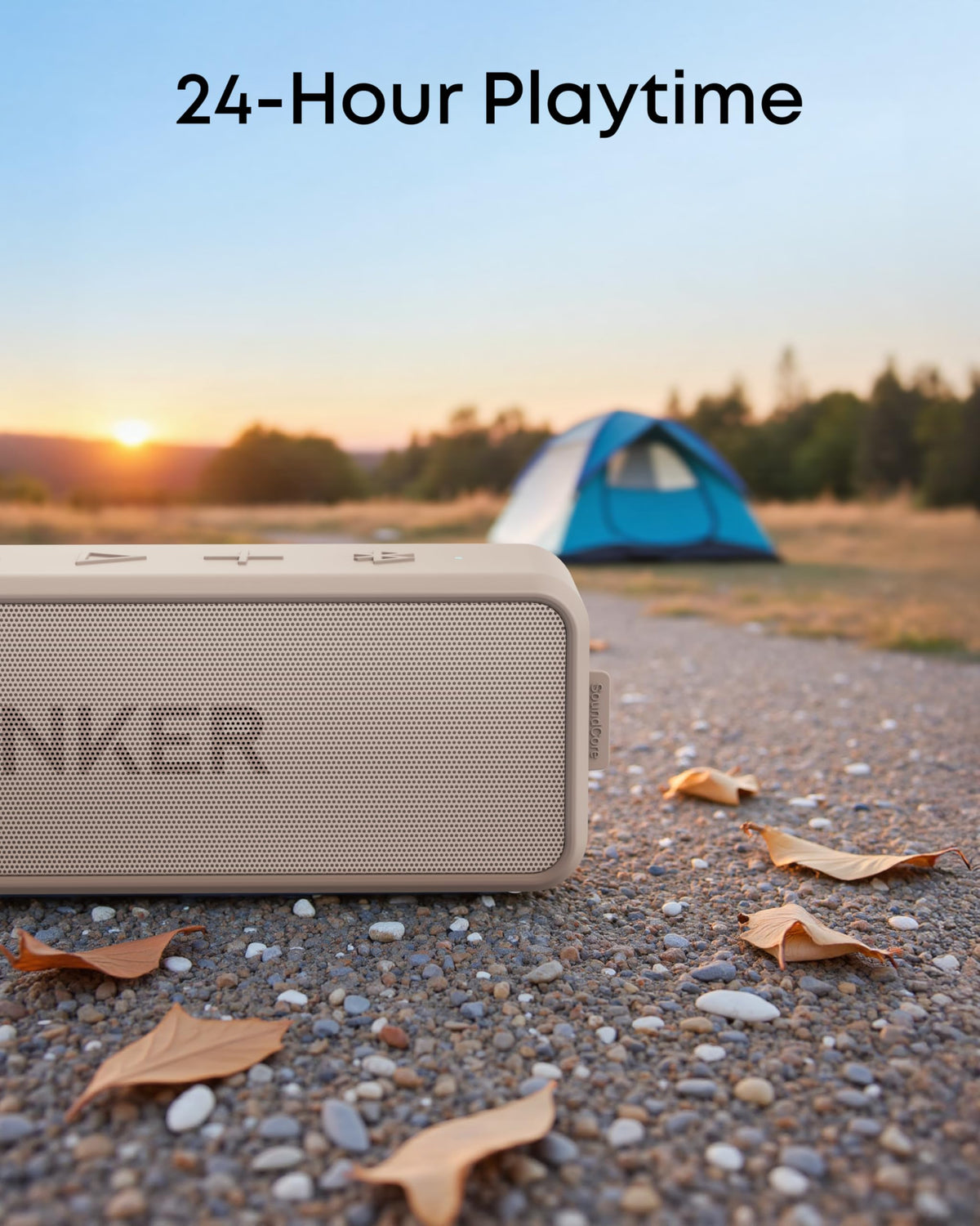 Anker Soundcore 2 driver closeup showing neodymium drivers for punchy bass