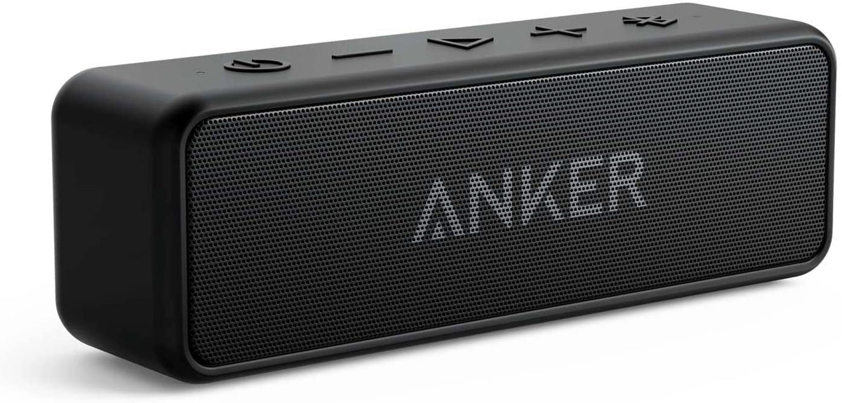 Anker Soundcore 2 front view delivering 12W stereo sound for home listening.
