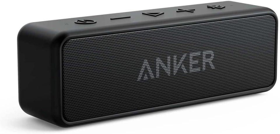 Anker Soundcore 2 front view delivering 12W stereo sound for home listening.