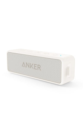 Anker Soundcore 2 front view showing speaker drivers and sleek finish for clear audio