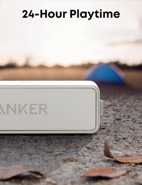 Anker Soundcore 2 top controls and ports showing simple buttons and convenient connectivity