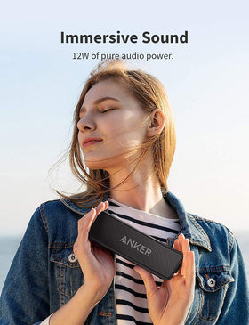 Anker Soundcore 2 waterproof design ideal for outdoor use.