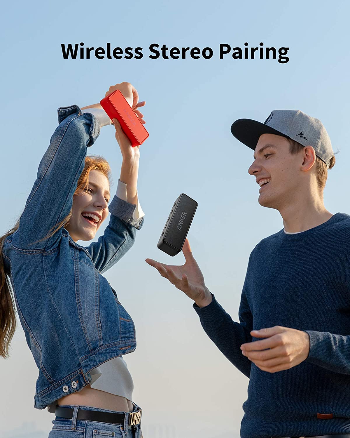 Anker Soundcore 2 wireless stereo pairing for versatile listening.