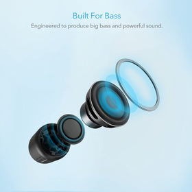 Hand holding Anker Soundcore Mini to show compact size and effortless portability