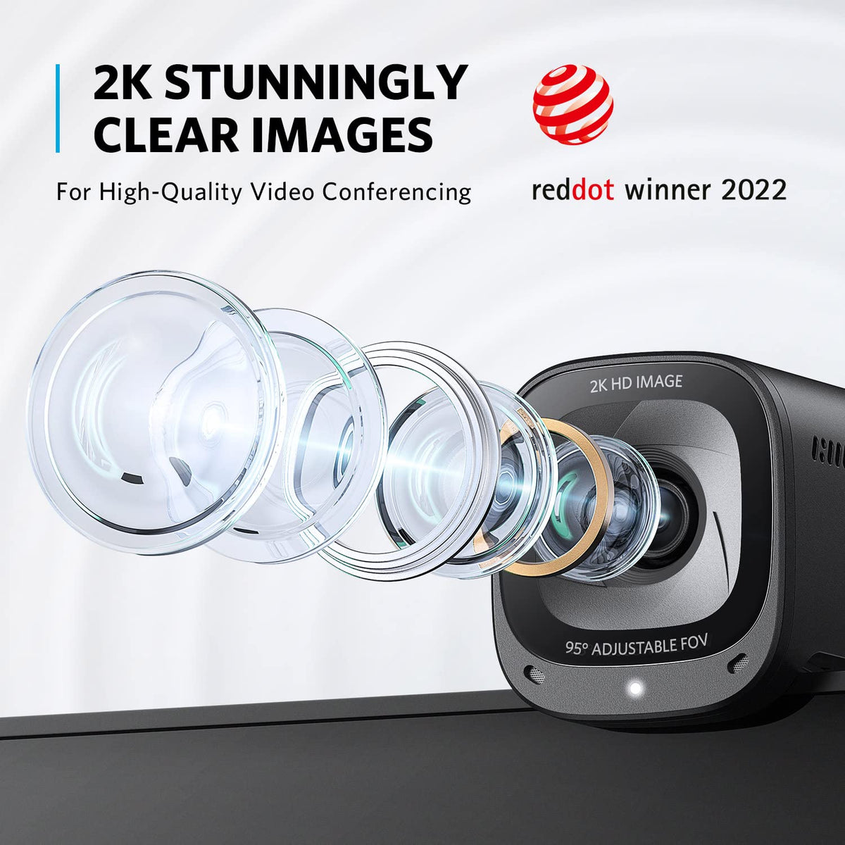 AnkerWork C200 with privacy cover closed for trusted visual security