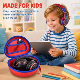 ANKHOH child holding the case conveying easy use and lightweight design