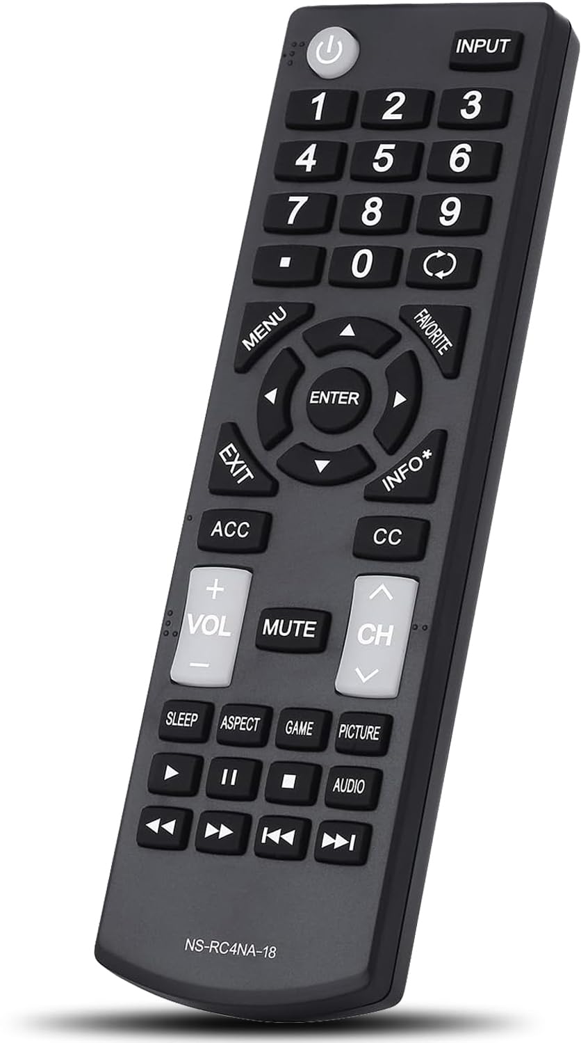 Anloti NS-RC4NA-18 remote front view showing user-friendly design and compatibility.