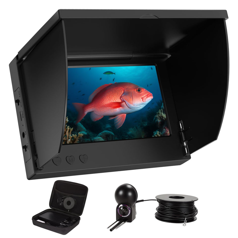 Anminto front monitor showing clear underwater view and easy controls for instant targeting