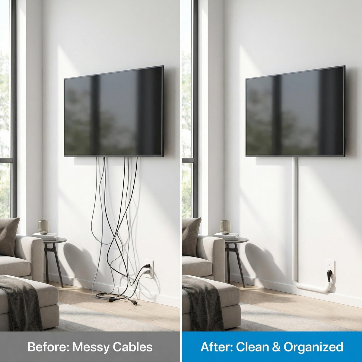 ANNISITE silicone material shows flexible, durable protection for wall cables