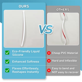 ANNISITE silicone cable cover for TV wires provides discreet, safe cable management.