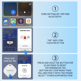 Attach ANNNWZZD Tag 4 Pack to keys, wallet, luggage, and backpacks for versatile tracking.
