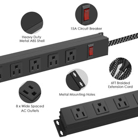 ANNQUAN 4-screw-back enables sturdy wall mounting in offices and workshops