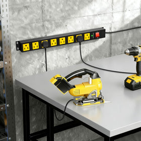 ANNQUAN angled-flat plug 45-degree design fits tight spaces and stays out of the way.