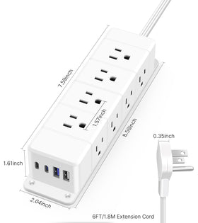 ANNQUAN lifestyle desk setup organizing many devices and reducing cable clutter