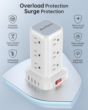 AnnTane 10ft cord and plug illustrating extended reach and placement flexibility