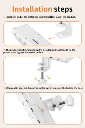 AnnTane product packaging and included clamp components ready for quick installation