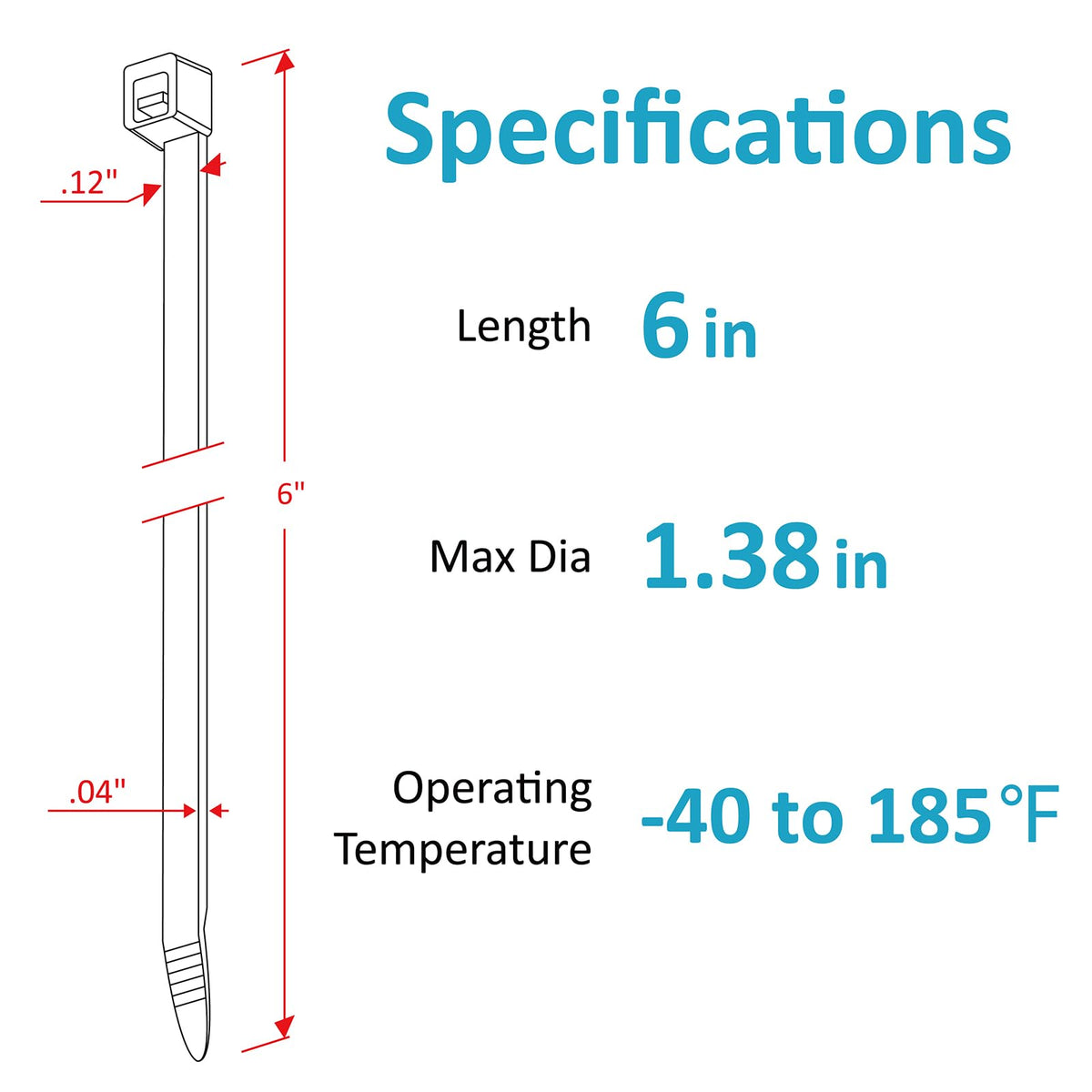 ANOSON zip tie suitable for indoor outdoor use keeps cords organized.