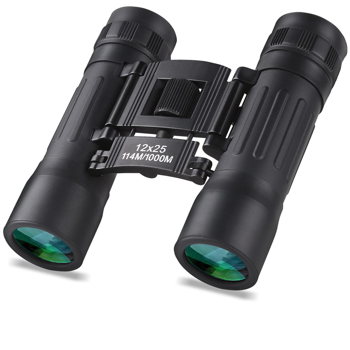 Anourney 12x25 binoculars with large eyepiece for comfortable birdwatching.