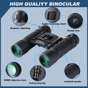 Anourney waterproof and fog-proof design protects viewing in rain or humidity.