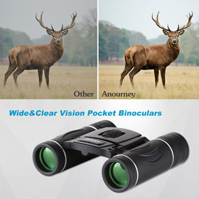 Versatile use: bird watching, hiking, opera, and travel with Anourney binoculars.