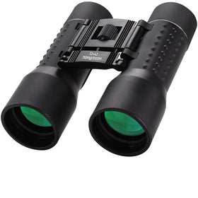 Anourney front view showing binoculars and optics for clear distant viewing