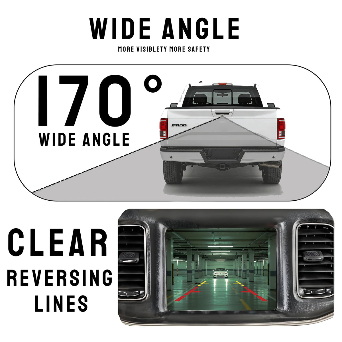 Anpher close-up of tailgate mounting area demonstrating OEM fit and alignment
