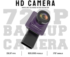 Anpher night-vision rear camera provides day and night clarity for safer reversing