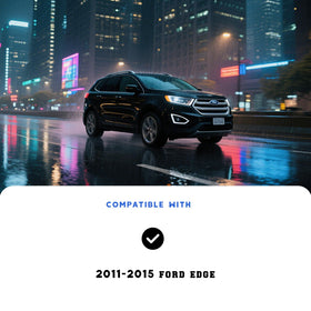 Anpher night vision rear camera provides clear images in low light.