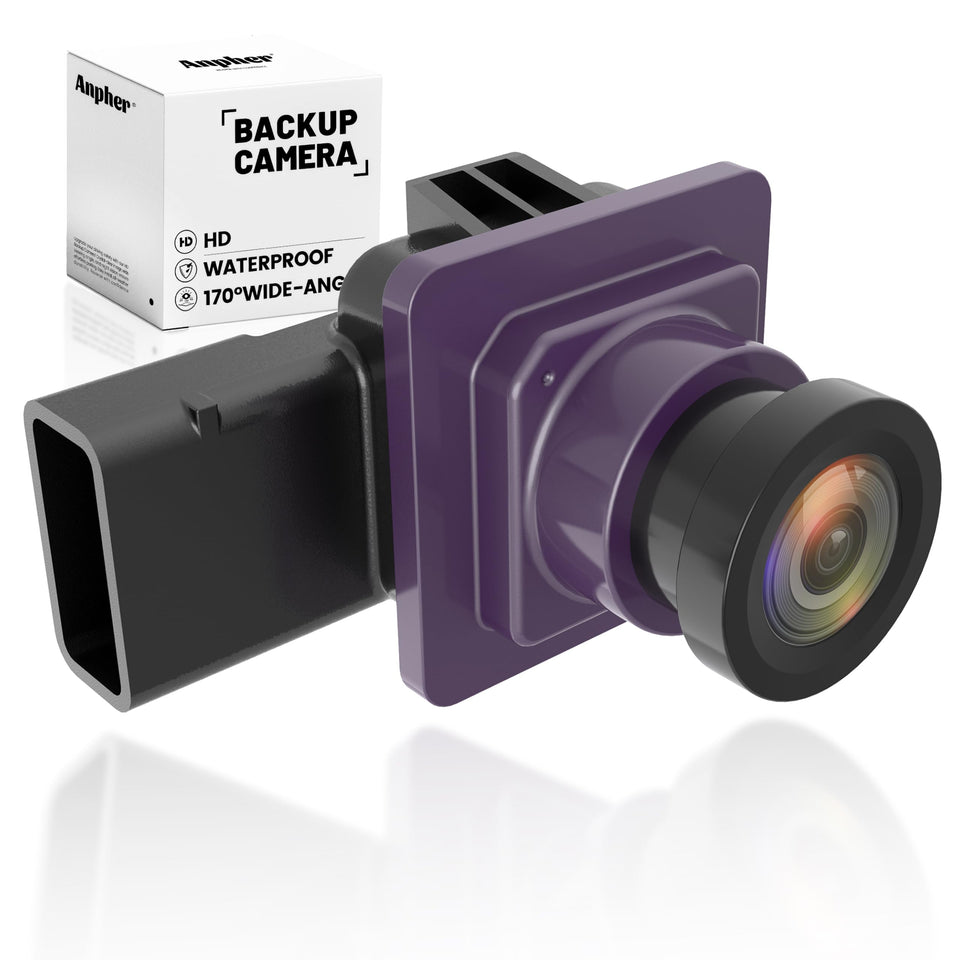 Anpher rear view 170° wide-angle captures broad surroundings for safer parking