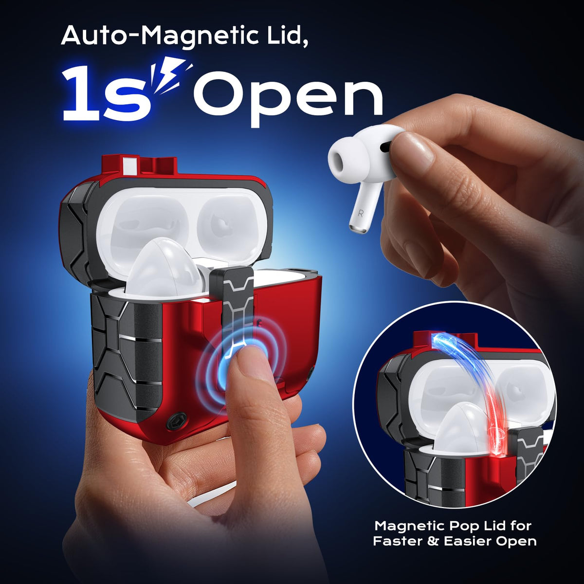 Anqrp MagArmor Auto-Open side profile highlights rugged protection during daily commutes