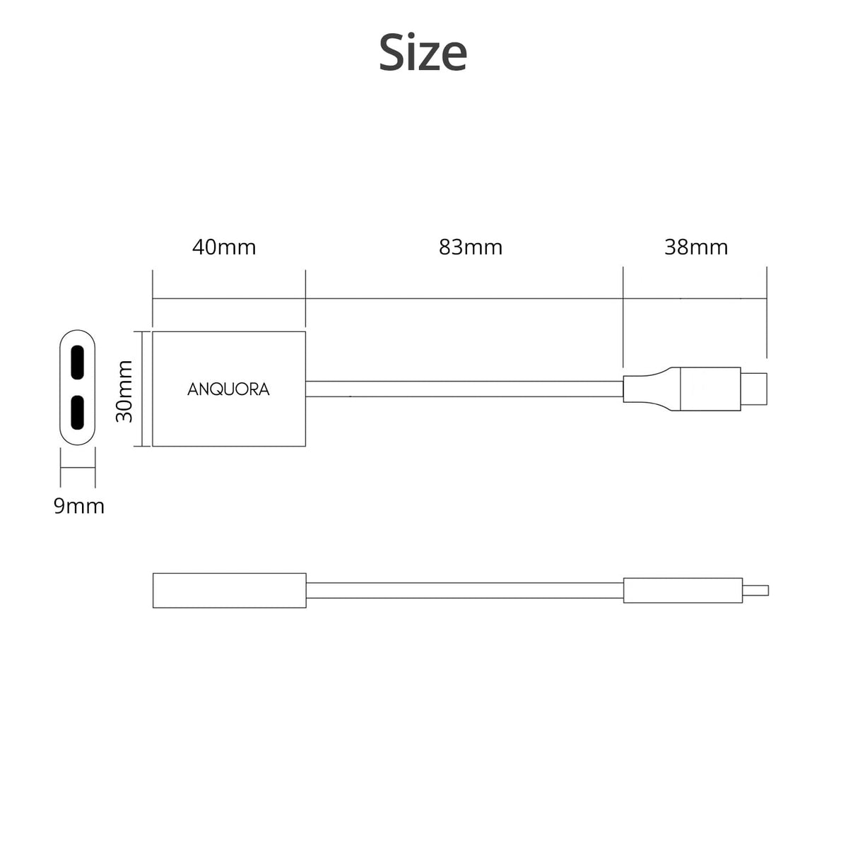 ANQUORA AR Glasses Hub connects iPhone and iPad to portable monitor