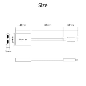 ANQUORA AR Glasses Hub connects iPhone and iPad to portable monitor