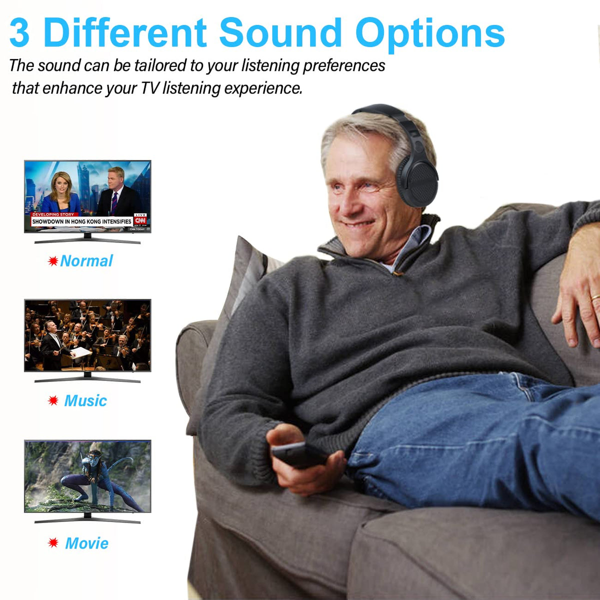 ANSTEN DSP with three modes enhances music and cinema sound