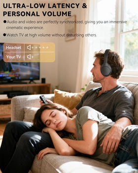 ANSTEN over-ear memory foam earcups provide long-lasting comfort for extended viewing sessions