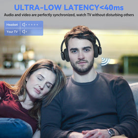 ANSTEN headphones with soft cotton ear pads for comfortable all-day wear.