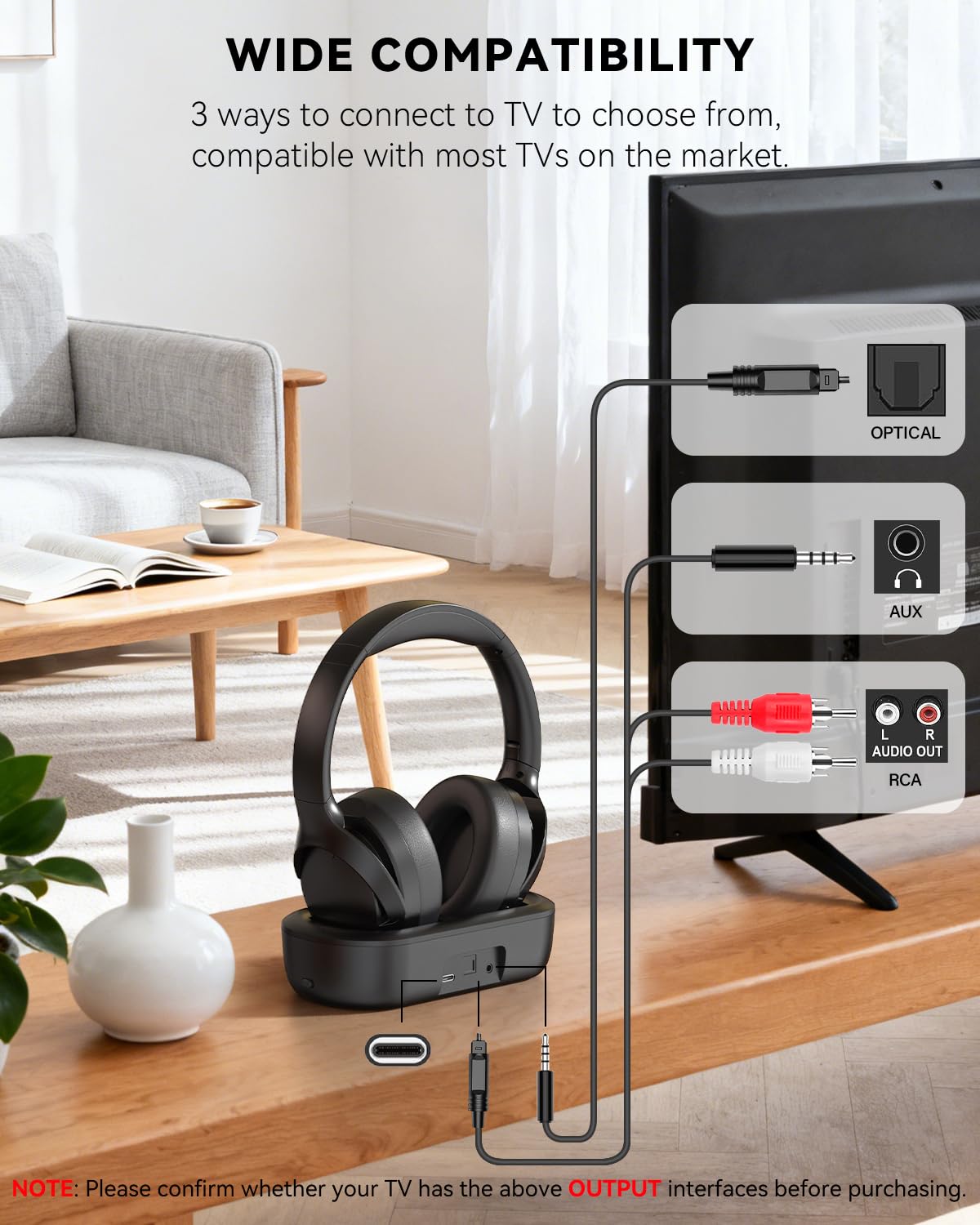 ANSTEN quick-pairing and easy setup for plug-and-play TV viewing