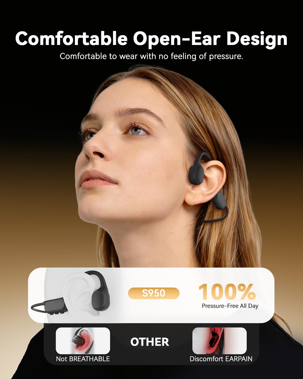 ANSTEN running outdoor showing open-ear situational awareness