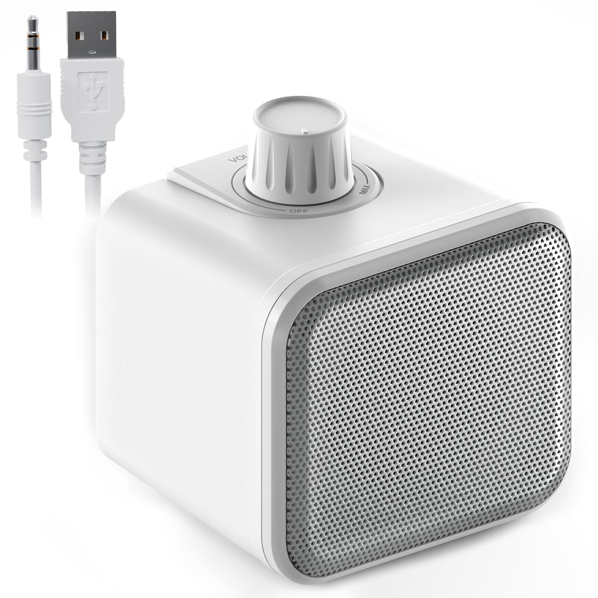 ANSTEN speaker front view showing clear driver and easy listening benefit