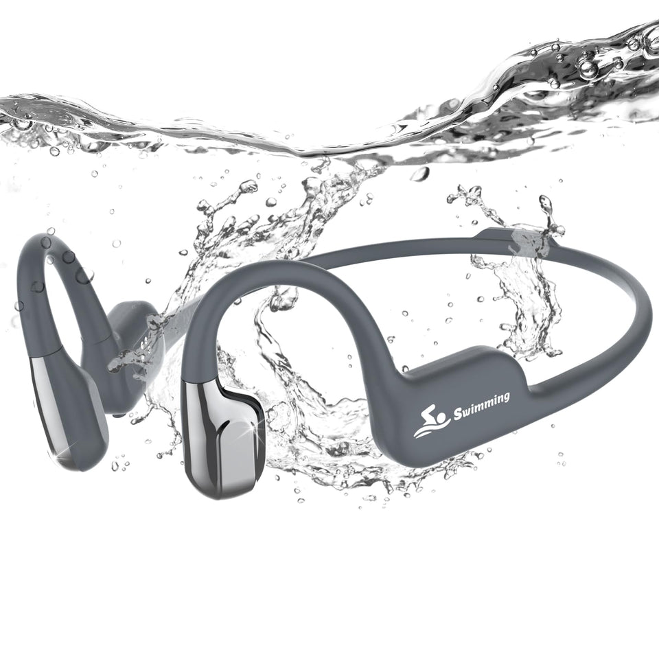 ANSTEN swimming headphones with IP68 waterproof design for underwater listening
