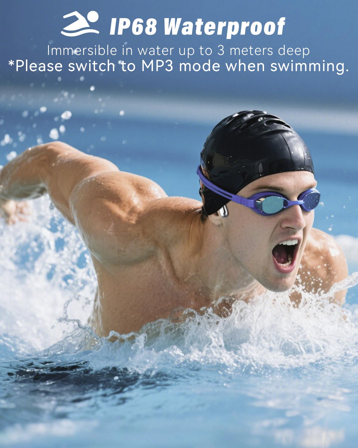 ANSTEN open ear design keeps ears free during workouts