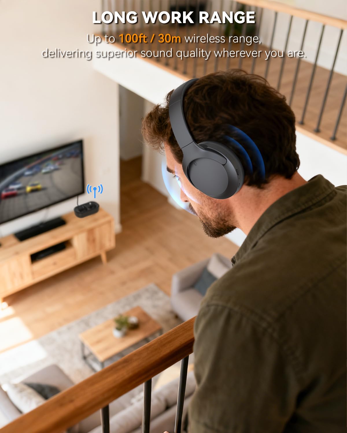 ANSTEN universal compatibility with Optical RCA AUX for broad TV support