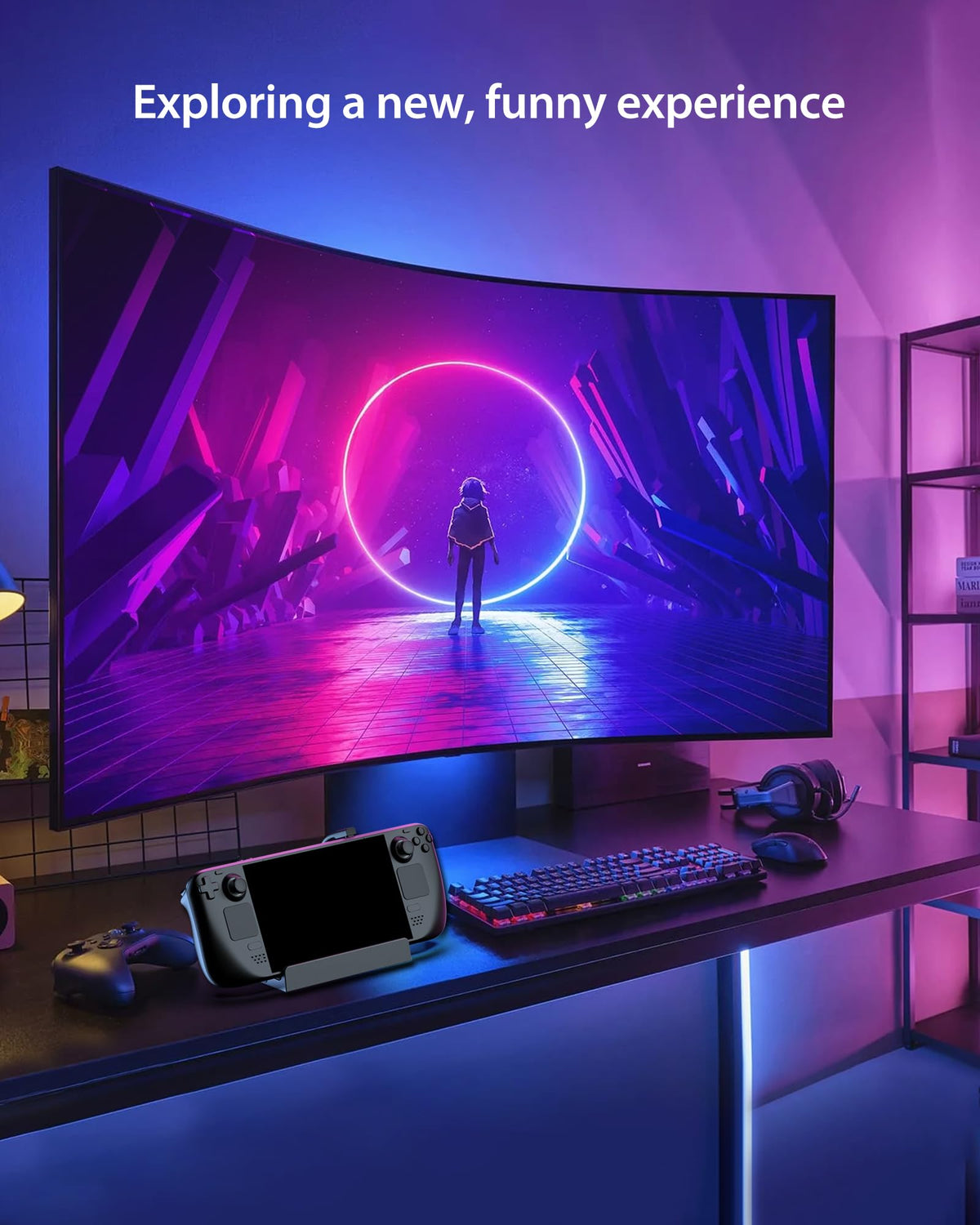 Antank docking station compatible with Steam Deck OLED and ROG Ally