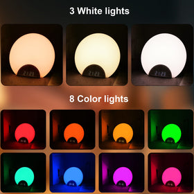 ANTDALIS eight-color night light offers ambient glow for reading or relaxing.