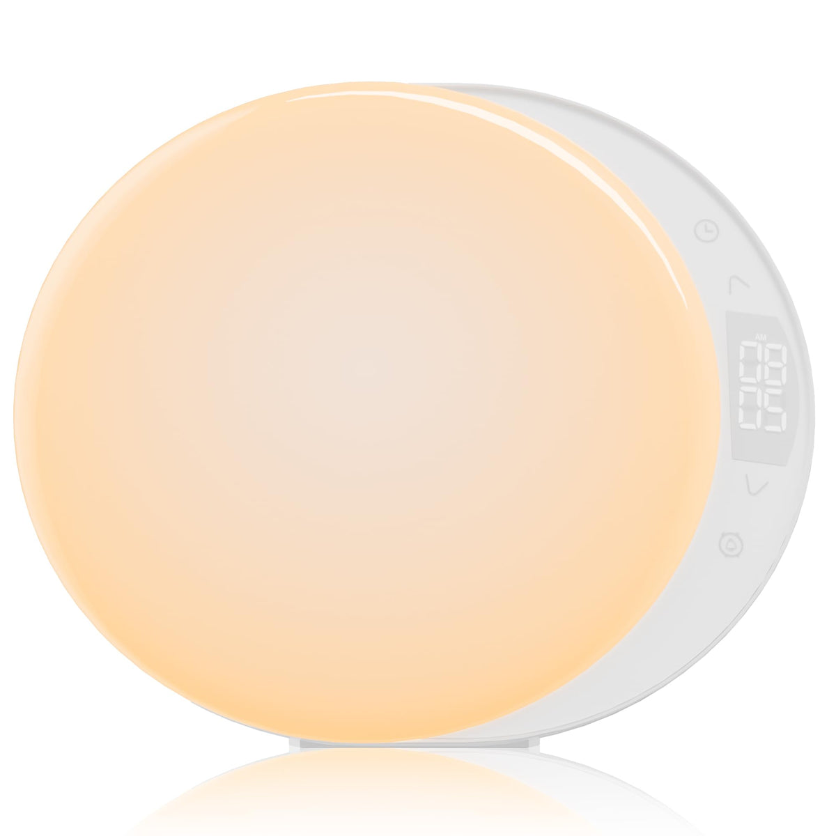 ANTDALIS Sunrise alarm clock wake-up light shows gradual sunrise for gentle mornings